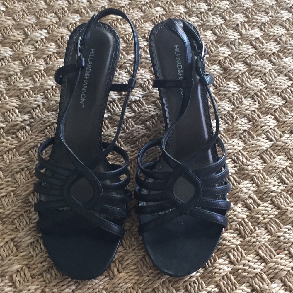 Hillard & Hanson Black Wedges